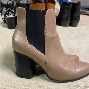 Forever 21 vegan leather ankle boots